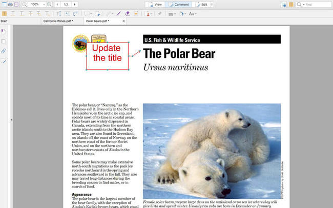 pdf for mac update